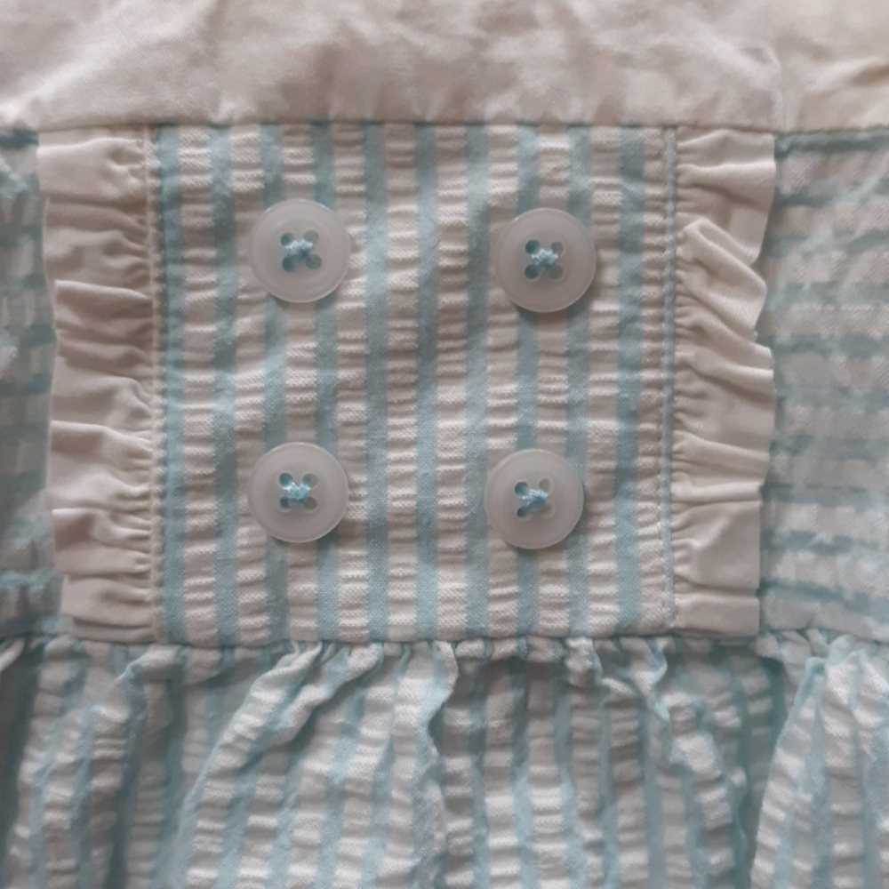 Sailor Suit Romper Baby Blue 3 - 6 months - Picture 3 of 4